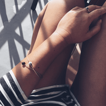 Load image into Gallery viewer, Brass & White Jasper Kenzo Bangle